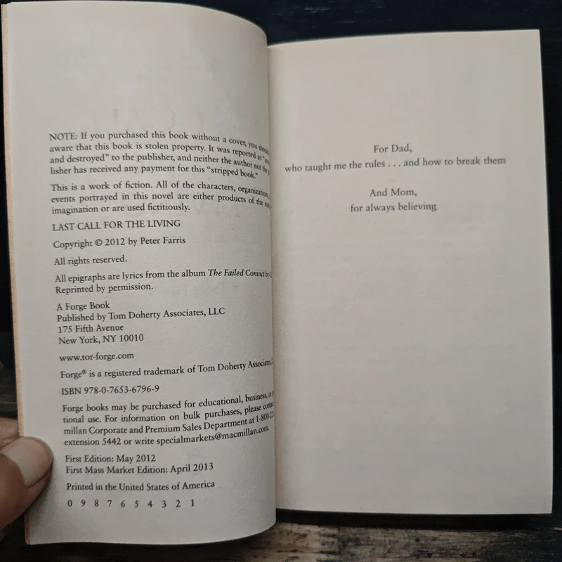 Last Call for the Living - Peter Farris รูปที่ 6