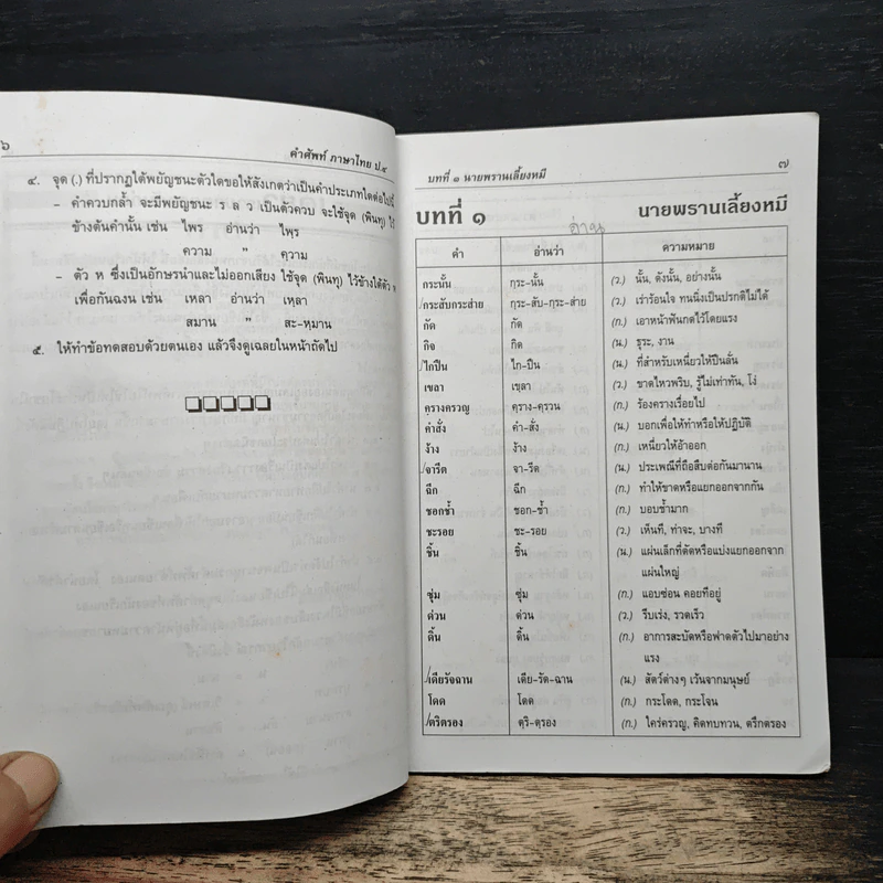 คำศัพท์ภาษาไทย ป.4 รูปที่ 7