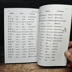 เรียนรู้ภาษาจีน ศัพท์หมวด จีน-ไทย รูปที่ 10