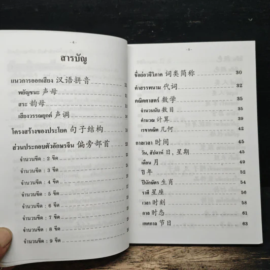 เรียนรู้ภาษาจีน ศัพท์หมวด จีน-ไทย รูปที่ 7