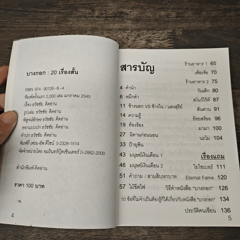 บางกอก: 20 เรื่องสั้น - ธวัชชัย คิดอ่าน รูปที่ 6