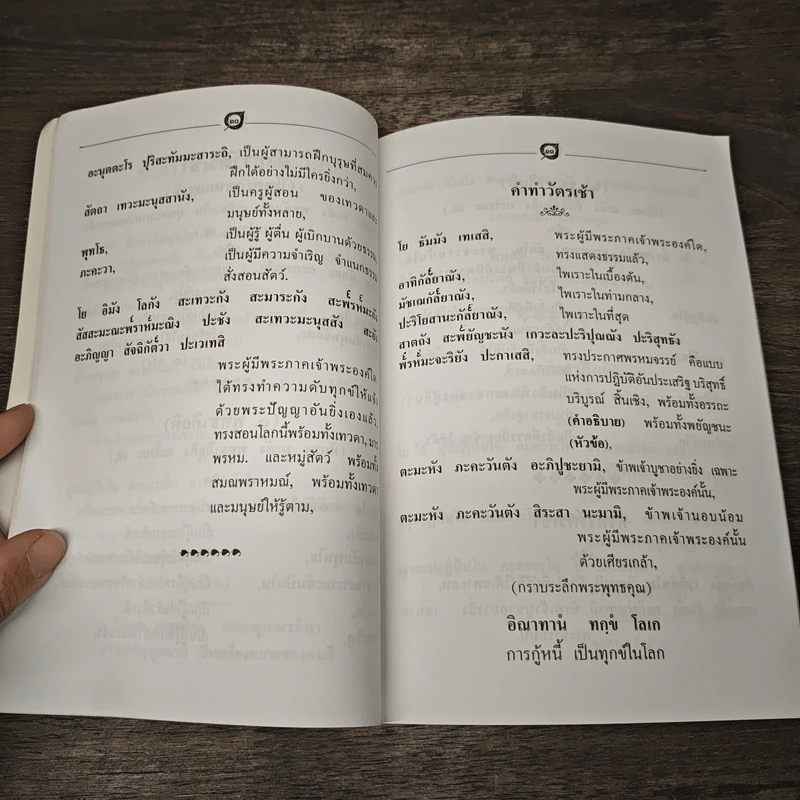 หนังสือ ทำวัตรสวดมนต์แปล เช้า - เย็น จิตตภาวนา รูปที่ 8