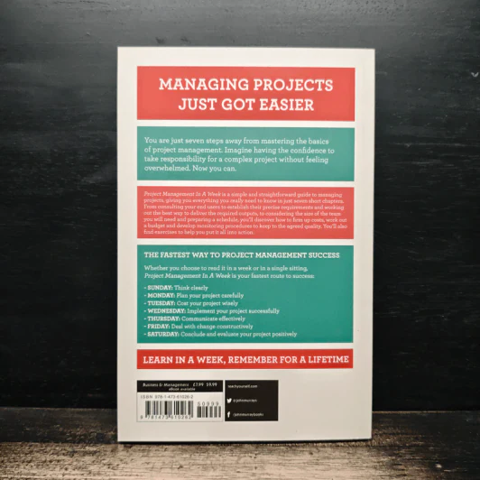 Project Management in a Week - Martin Manser รูปที่ 2