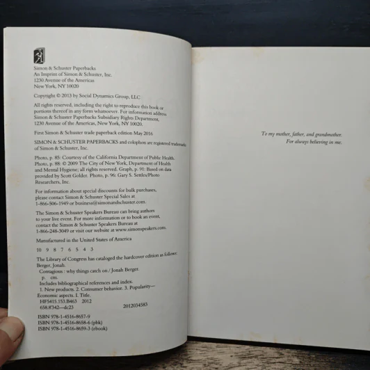 Contagious: Why Things Catch On - Jonah Berger รูปที่ 6