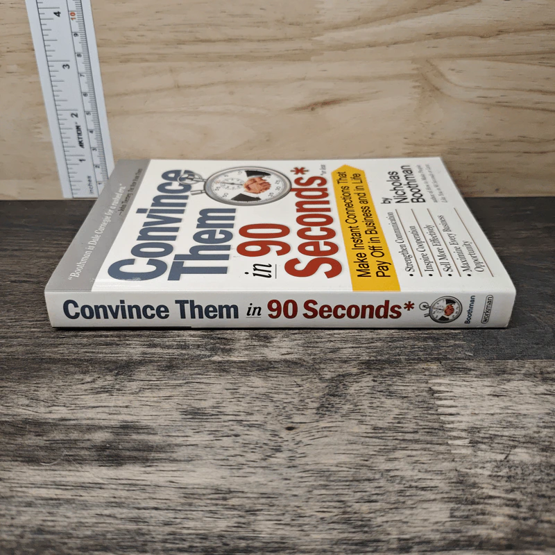 Convince Them in 90 Seconds or Less - Nicholas Boothman รูปที่ 2