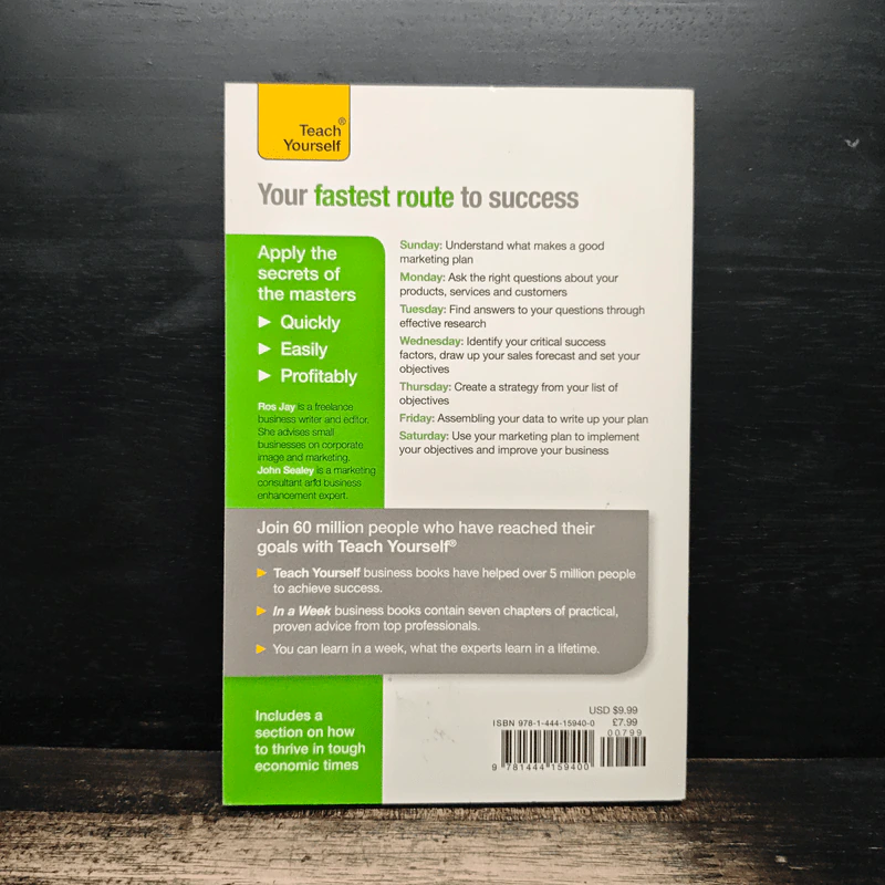 Teach Yourself Successful Marketing Plans in a Week - Ros Jay, John Sealey รูปที่ 2