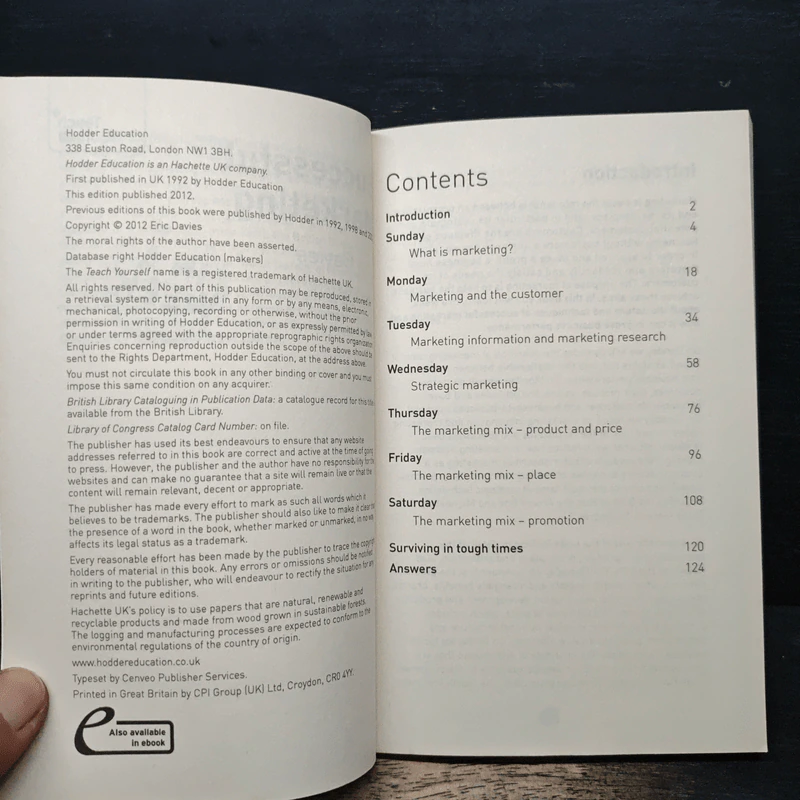 Teach Yourself Successful Marketing Plans in a Week - Eric Davies รูปที่ 6
