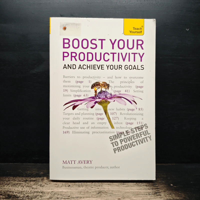 Boost Your Productivity and Achieve Your Goals - Matt Avery รูปที่ 1