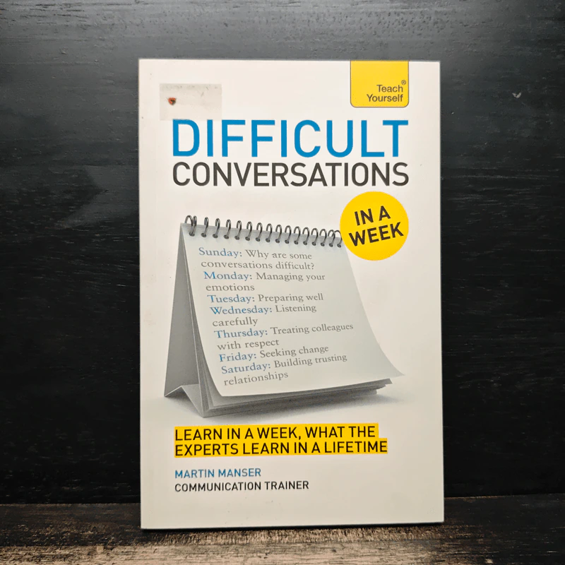 Teach Yourself Difficult Conversations in a Week - Martin Manser รูปที่ 1