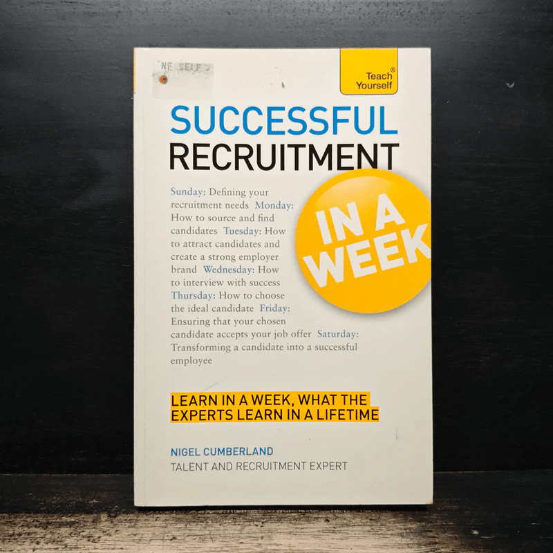 Teach Yourself Successful Recruitment in a Week - Nigel Cumberland รูปที่ 1