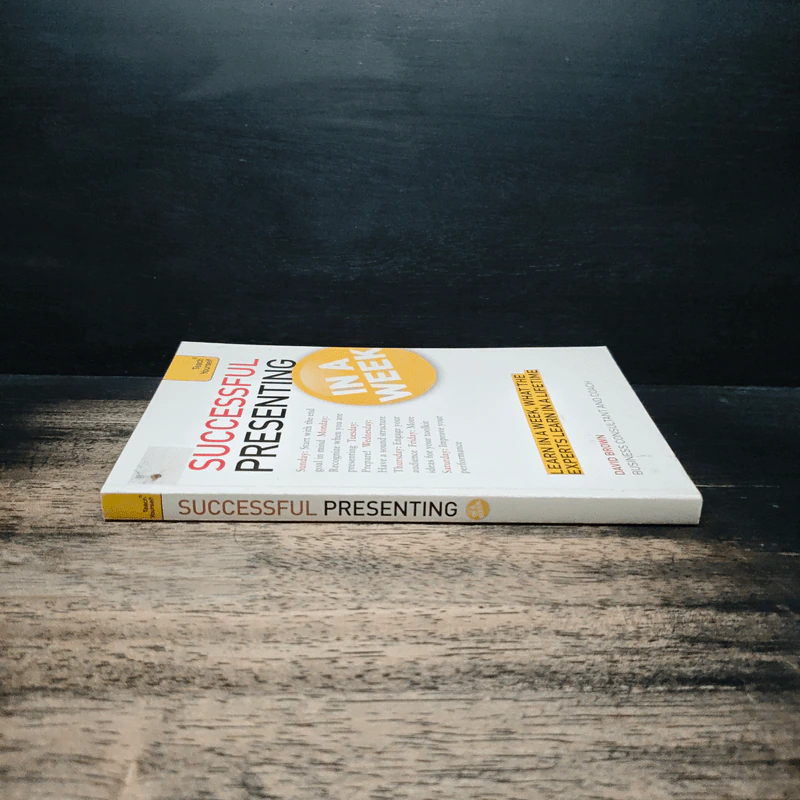 Teach Yourself Successful Presenting in a Week - David Brown รูปที่ 3