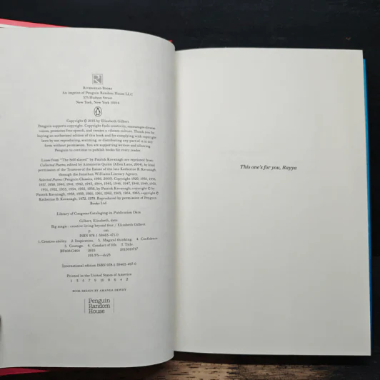 Big Magic - Elizabeth Gilbert รูปที่ 6