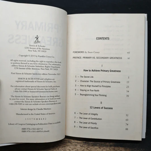 Primary Greatness: The 12 Levers of Success - Stephen R. Covey รูปที่ 6