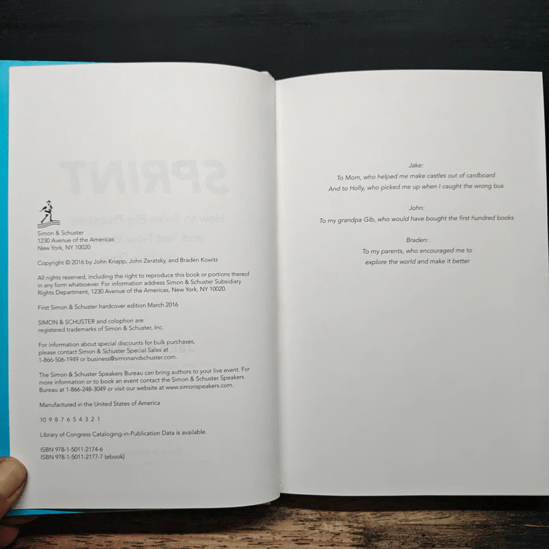 Sprint: How to Solve Big Problems and Test New Ideas in Just Five Days - Jake Knapp รูปที่ 6