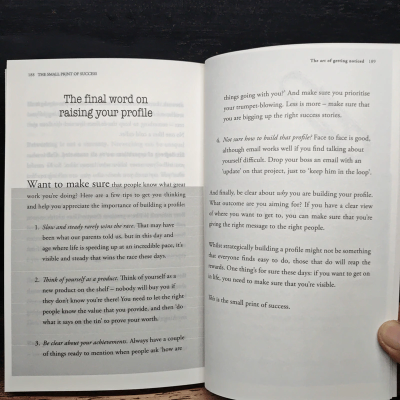 The Small Print of Success - David Thompson รูปที่ 11