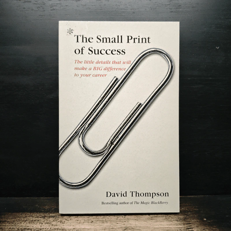The Small Print of Success - David Thompson รูปที่ 1