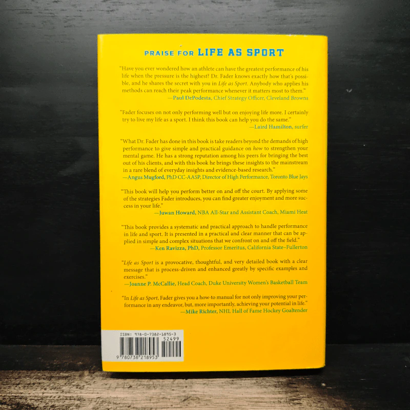 Life as Sport - Jonathan Fader, PhD รูปที่ 2