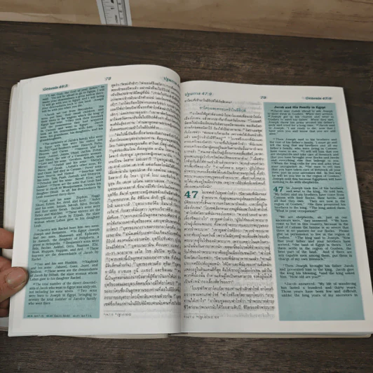 พระคริสตธรรมคัมภีร์ THAI ENGLISH BIBLE รูปที่ 7