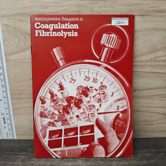 Behringwerke Reagents in Coagulation Fibrinolysis รูปที่ 1