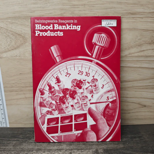 Behringwerke Reagents in Blood Banking Products รูปที่ 1