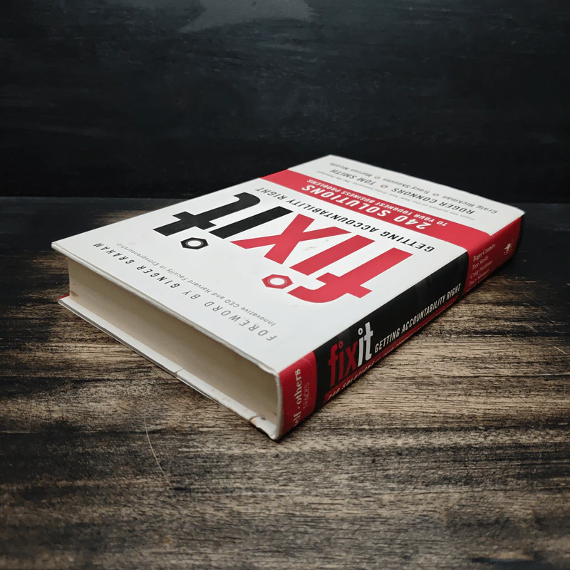 Fixit: Getting Accountability Right - Roger Connors, Tom Smith รูปที่ 5