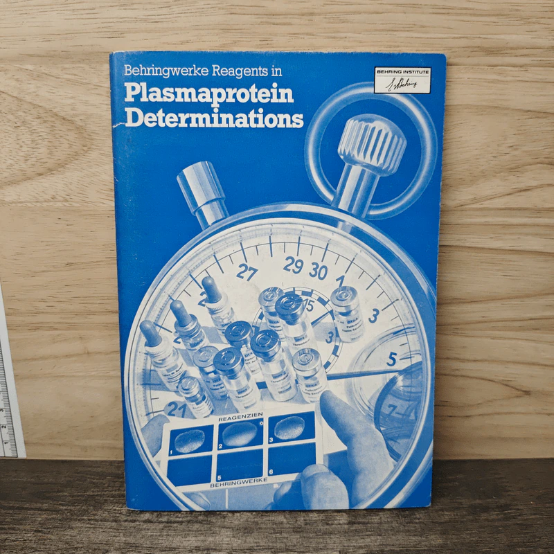 Plasmaprotein Determinations รูปที่ 1