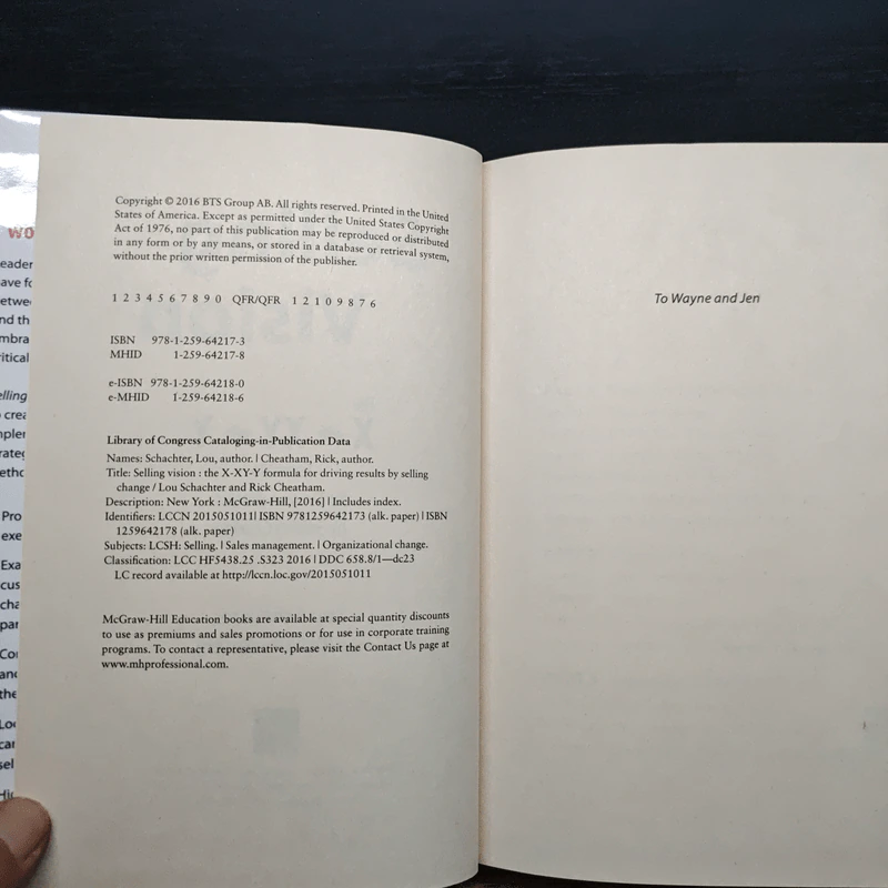 Selling Vision - Lou Schachter, Rick Cheatham รูปที่ 6