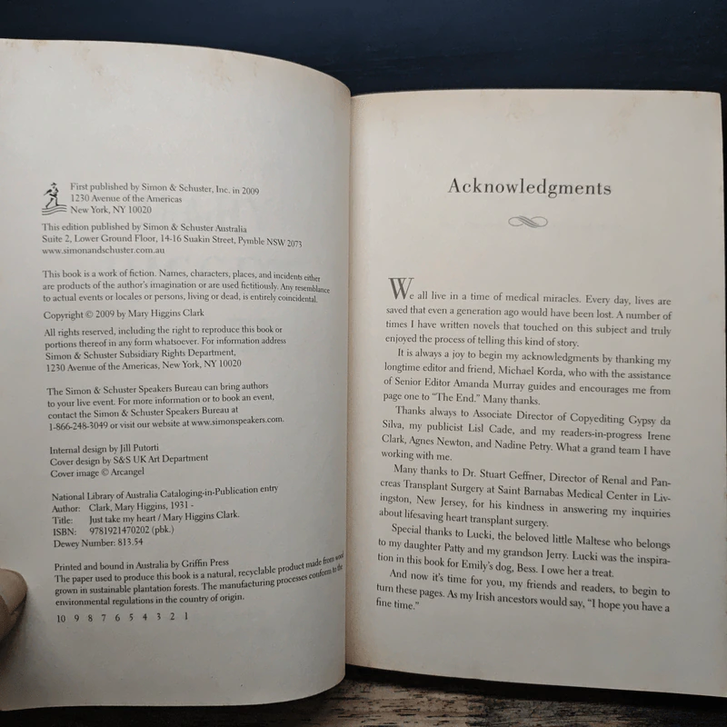 Just Take My Heart - Mary Higgins Clark รูปที่ 6