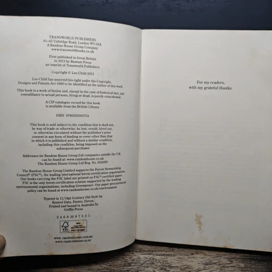 Never Go Back - Lee Child รูปที่ 6