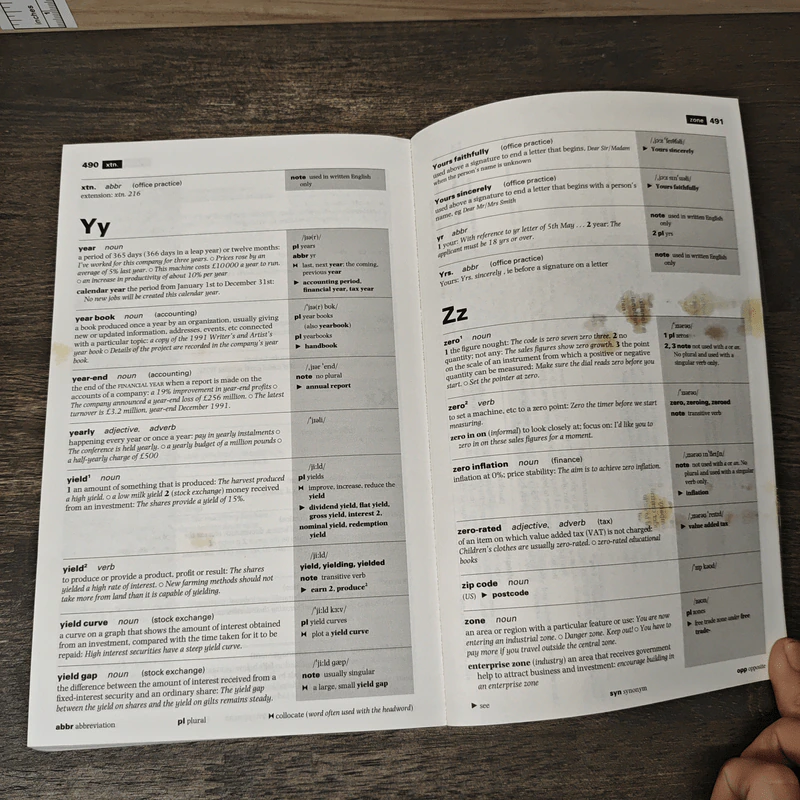 Oxford Dictionary of Business English รูปที่ 8
