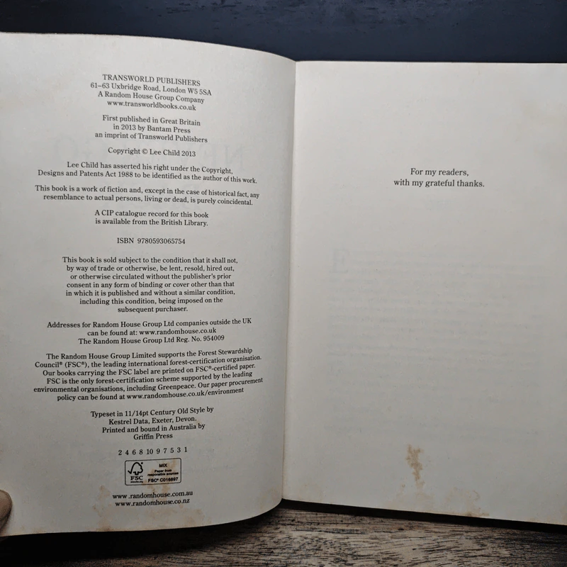 Never Go Back - Lee Child รูปที่ 6