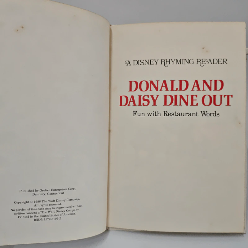 หนังสือปกขาวดิสนีย์ ชุด A Disney Rhyming Reader #Disney รูปที่ 7
