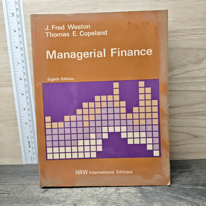 Managerial Finance - J.Fred Weston, Thomas E. Copeland รูปที่ 1