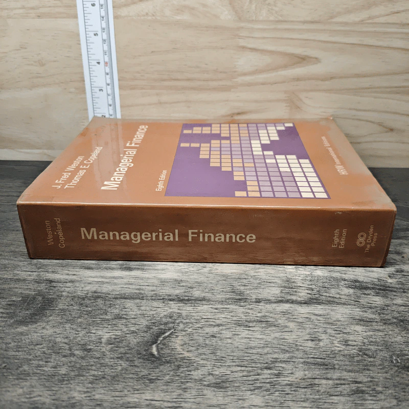 Managerial Finance - J.Fred Weston, Thomas E. Copeland รูปที่ 2