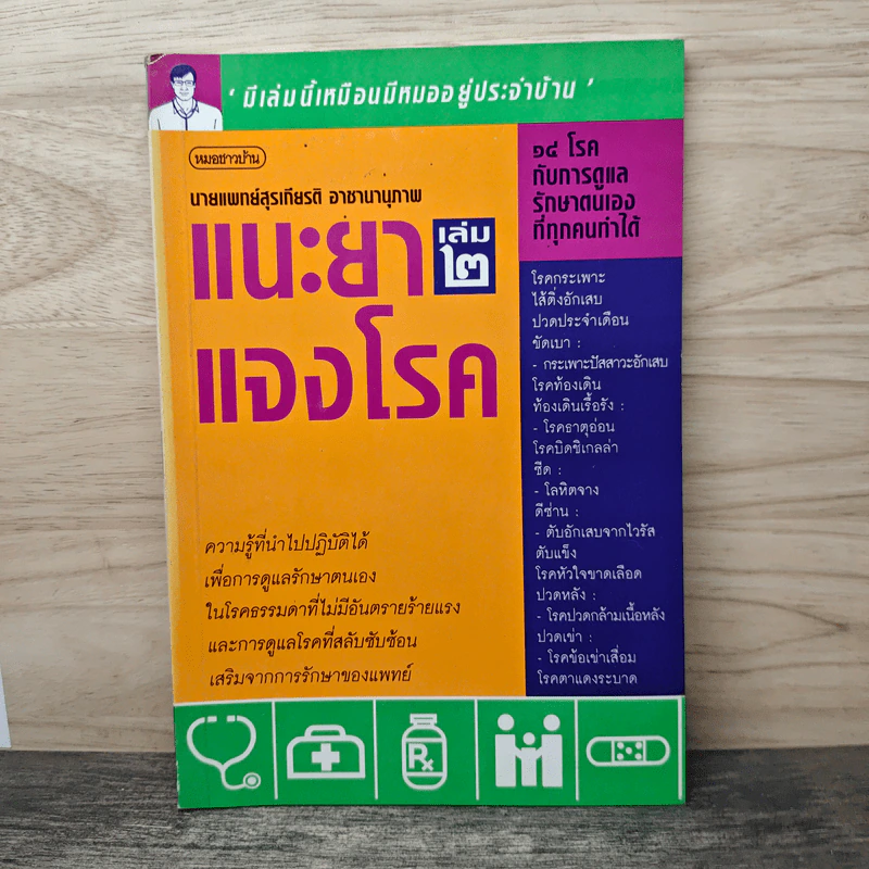 แนะยา-แจงโรค เล่ม 2 - น.พ.สุรเกียรติ อาชานานุภาพ รูปที่ 1
