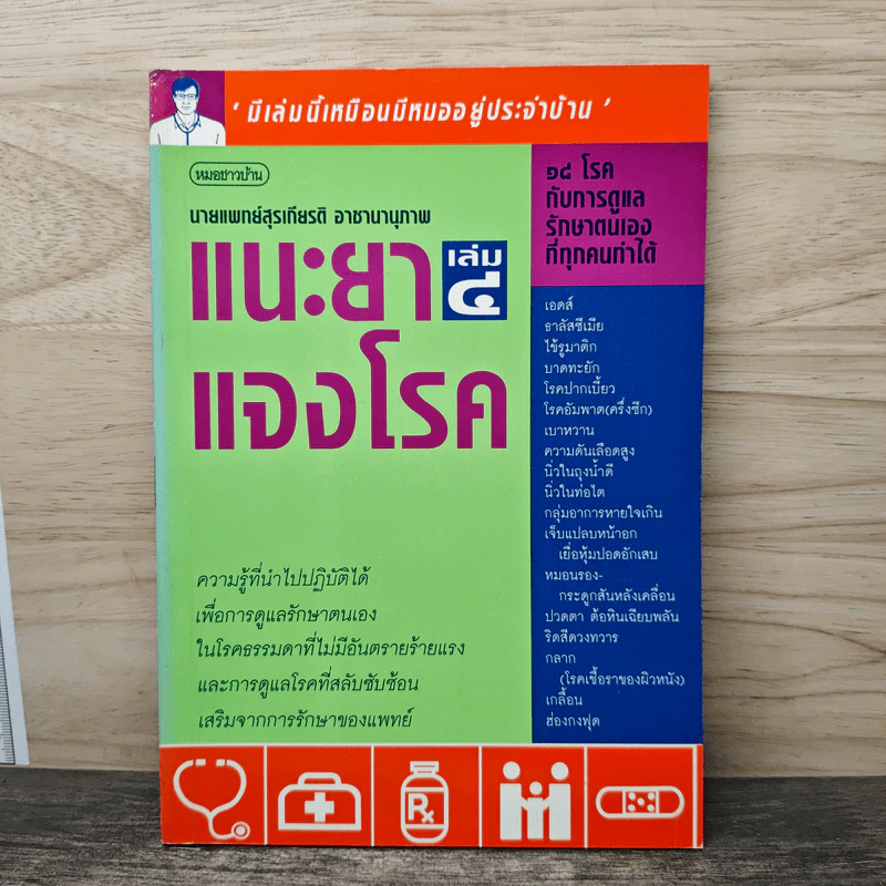 แนะยา-แจงโรค เล่ม 4 - น.พ.สุรเกียรติ อาชานานุภาพ รูปที่ 1