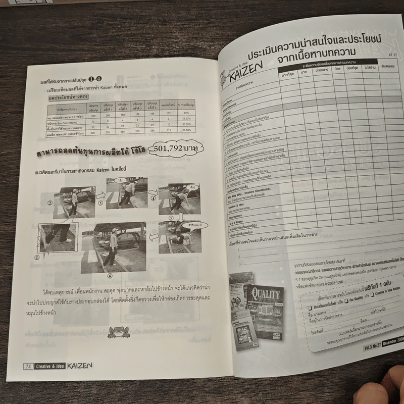 Creative & Idea KAIZEN ปีที่ 3 ฉบับที่ 27 ธ.ค.2551 รูปที่ 9