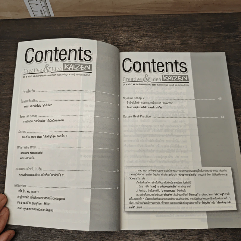 Creative & Idea KAIZEN ปีที่ 8 ฉบับที่ 99 ธ.ค.2557 รูปที่ 7