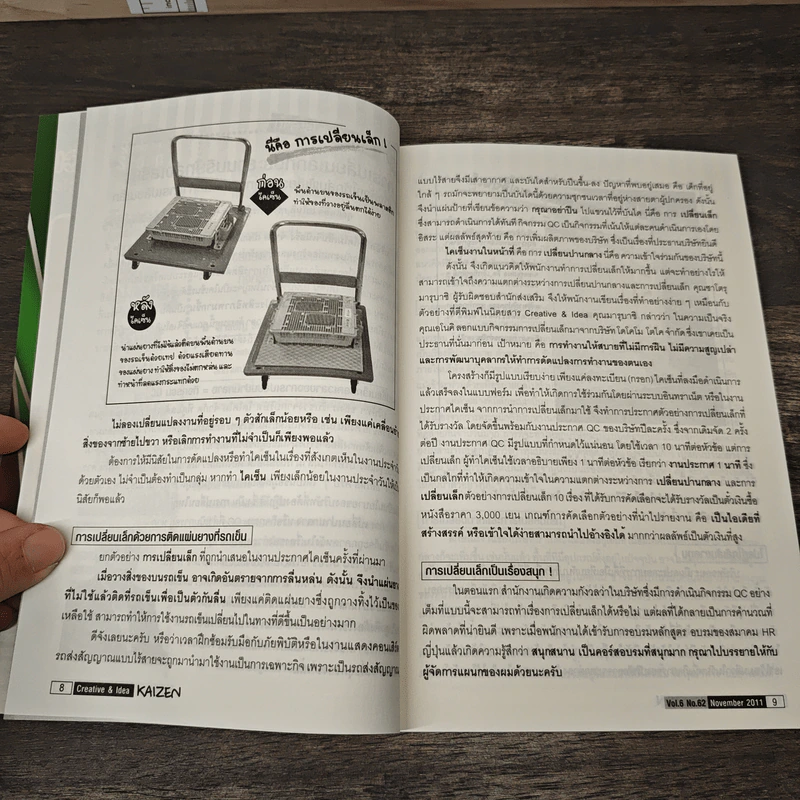 Creative & Idea KAIZEN ปีที่ 6 ฉบับที่ 62 พ.ย.2554 รูปที่ 9