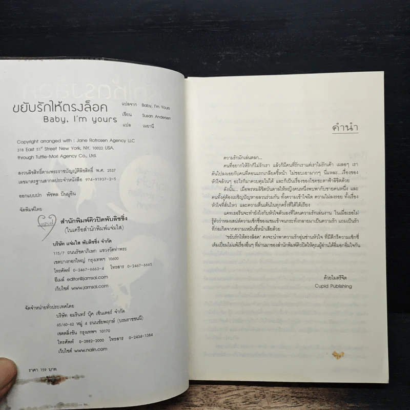 ขยับรักให้ตรงล็อค Baby, I'm Yours - Susan Andersen, เมยานี รูปที่ 6