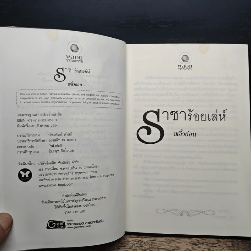 ราชาร้อยเล่ห์ ชุด มนต์รักเมืองมายา - พลิ้วอ่อน รูปที่ 6