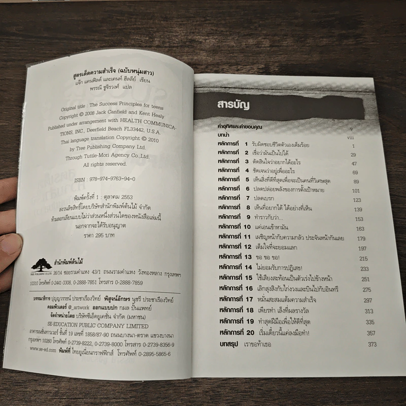 สูตรเด็ดความสำเร็จ (ฉบับหนุ่มสาว) The Success Principles - Jack Canfield รูปที่ 6