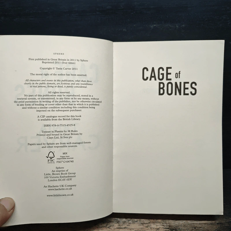 Cage of Bones - Tania Carver รูปที่ 6