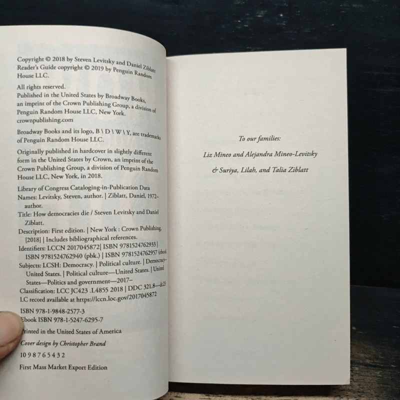 How Democracies Die - Steven Levitsky รูปที่ 6