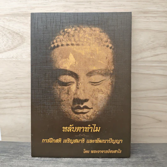 หลับตาทำไม การฝึกสมาธิ เจริญสมาธิ และพัฒนาปัญญา รูปที่ 1