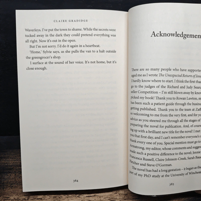 The Unexpected Return of Josephine Fox - Claire Gradidge รูปที่ 8