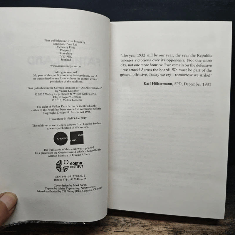 The Fatherland Files - Volker Kutscher รูปที่ 6