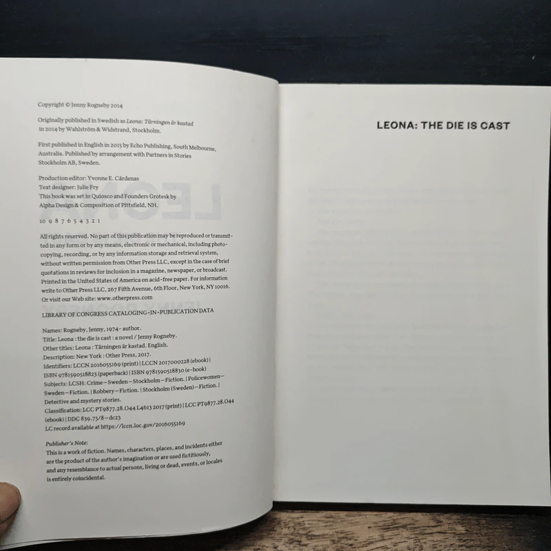 Leona: The Die Is Cast - Jenny Rogneby รูปที่ 6