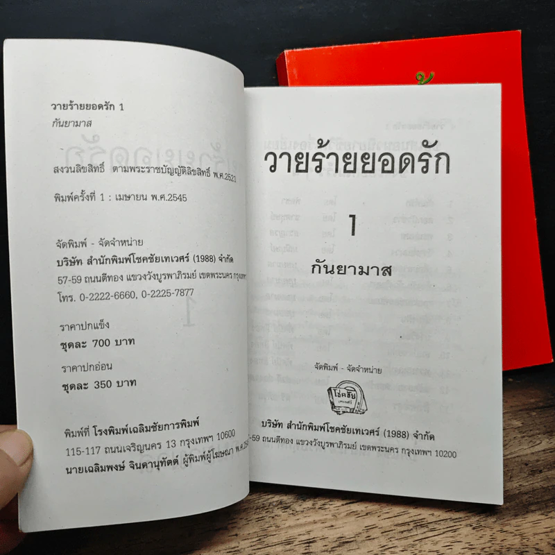 วายร้ายยอดรัก 2 เล่มจบ - กันยามาส รูปที่ 6