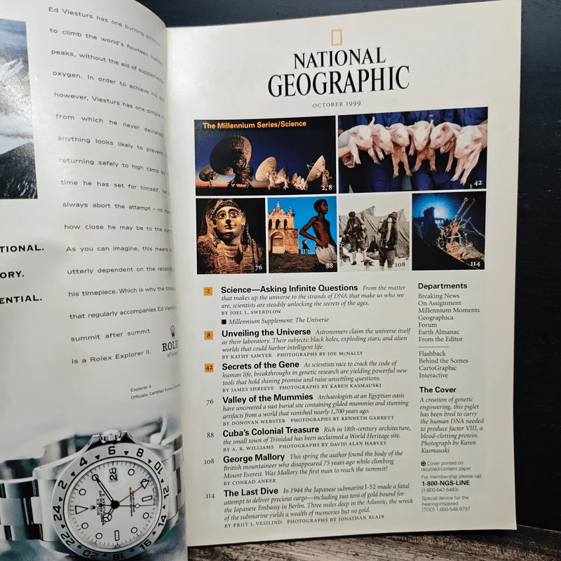 NATIONAL GEOGRAPHIC Vol.196 No.4 October 1999 รูปที่ 6